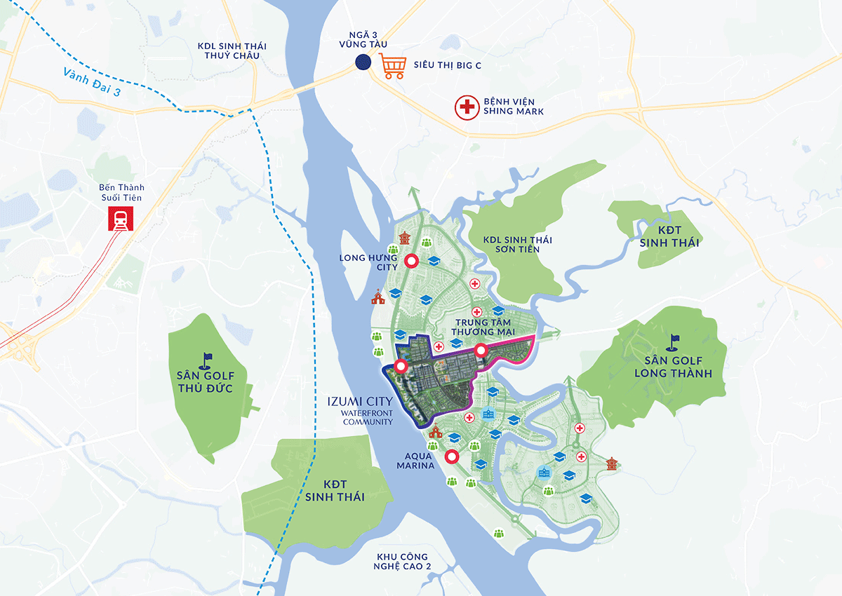 Izumi City Tien Nghi Lien Ke