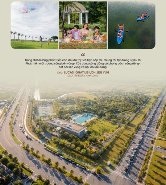 Hoa Pham Chau Au Park Village Giua Long Trai Tim Xanh Waterpoint 14