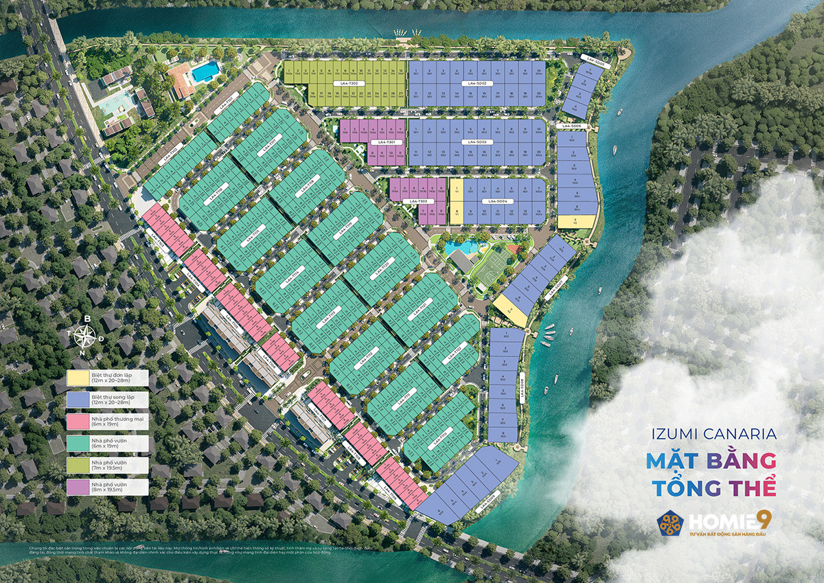 Mat Bang Izumi City Moi