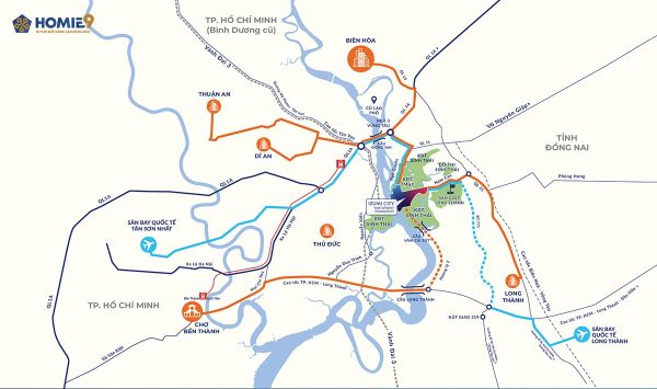 Vị Trí Izumi City Moi