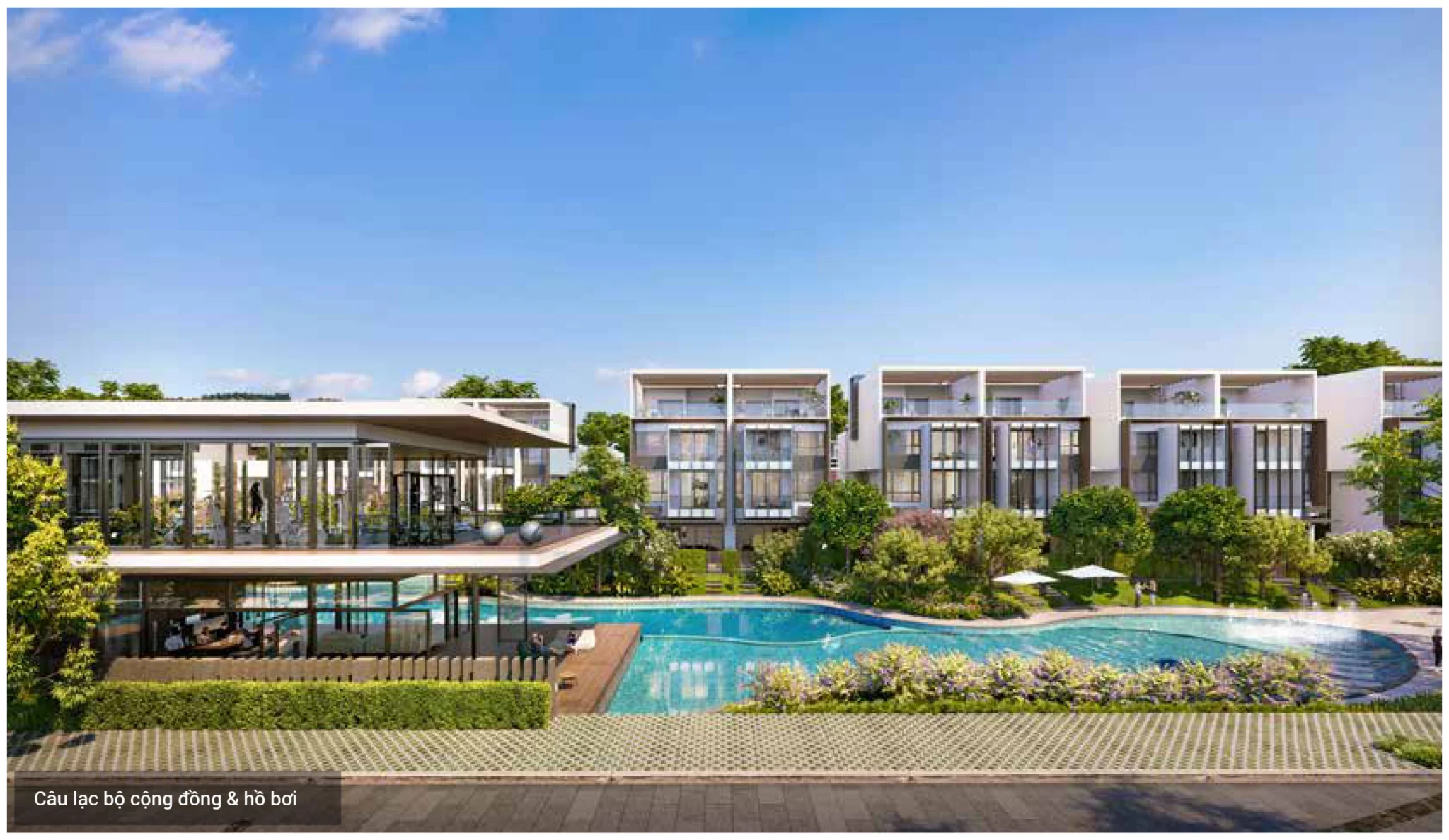 Hồ bơi tràn bờ đẳng cấp và không gian resort