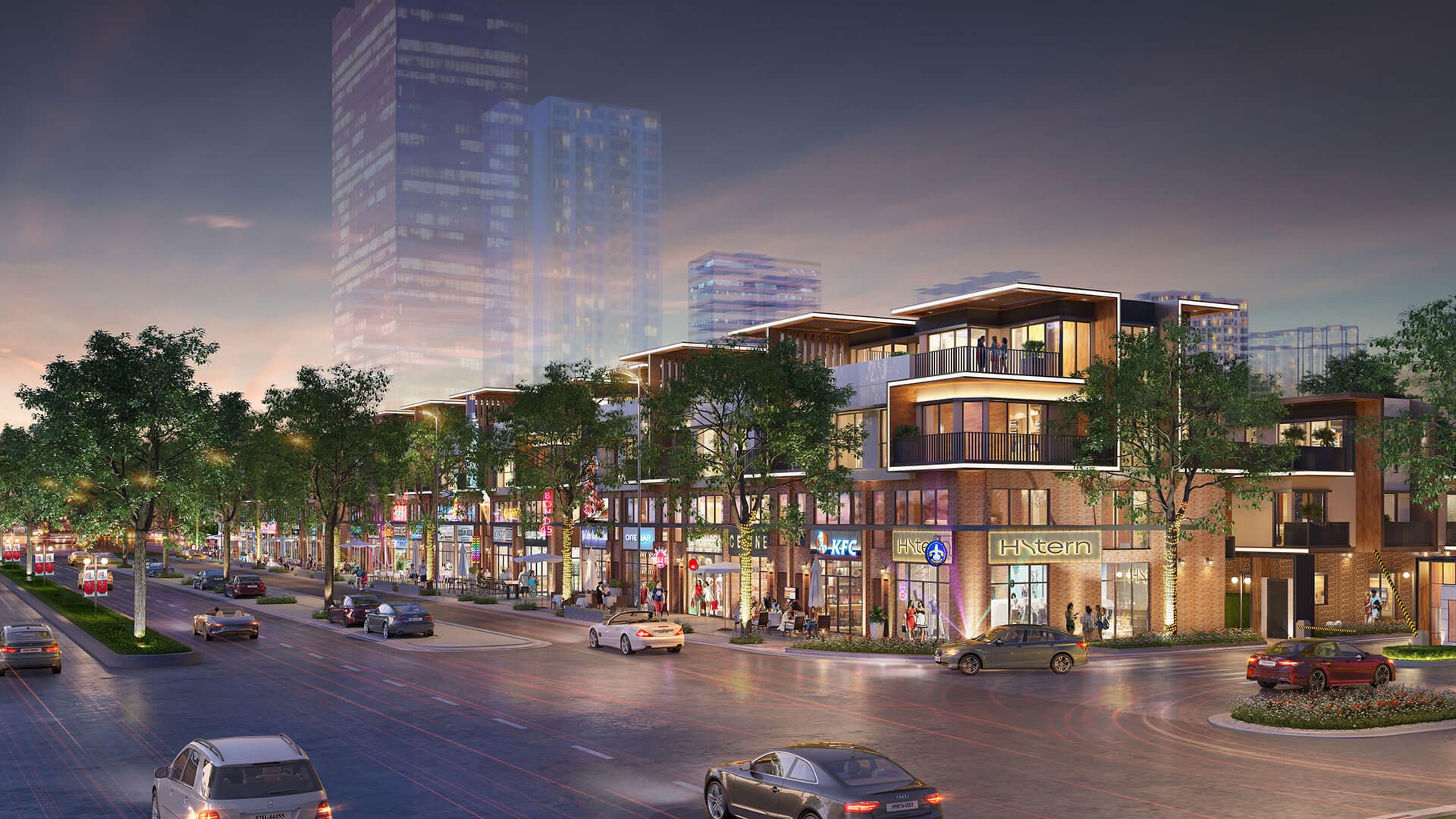 Trục kết nối thương mại Izumi City