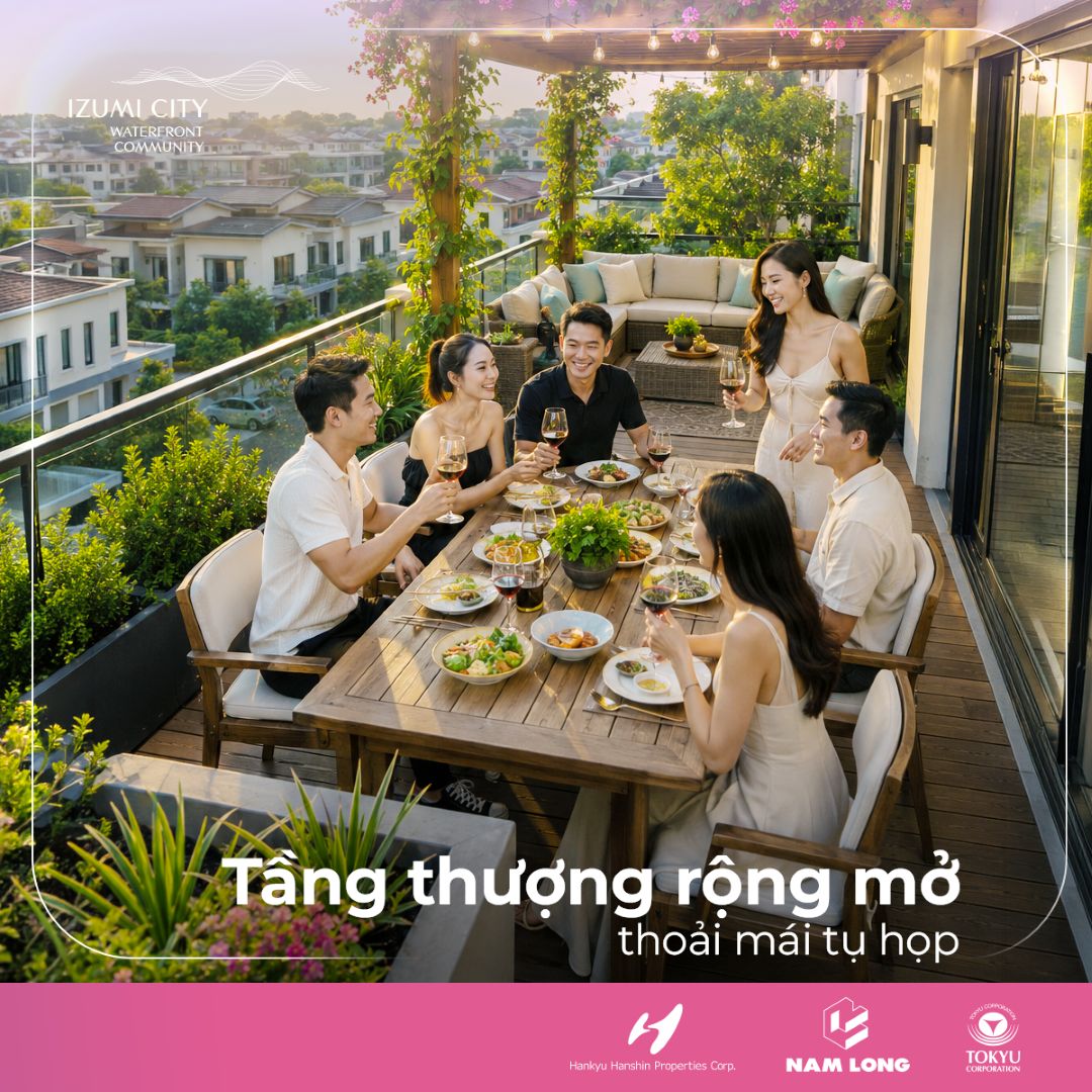 Thiết kế Izumi City trọn vẹn nhịp sống gia đình đa thế hệ 5