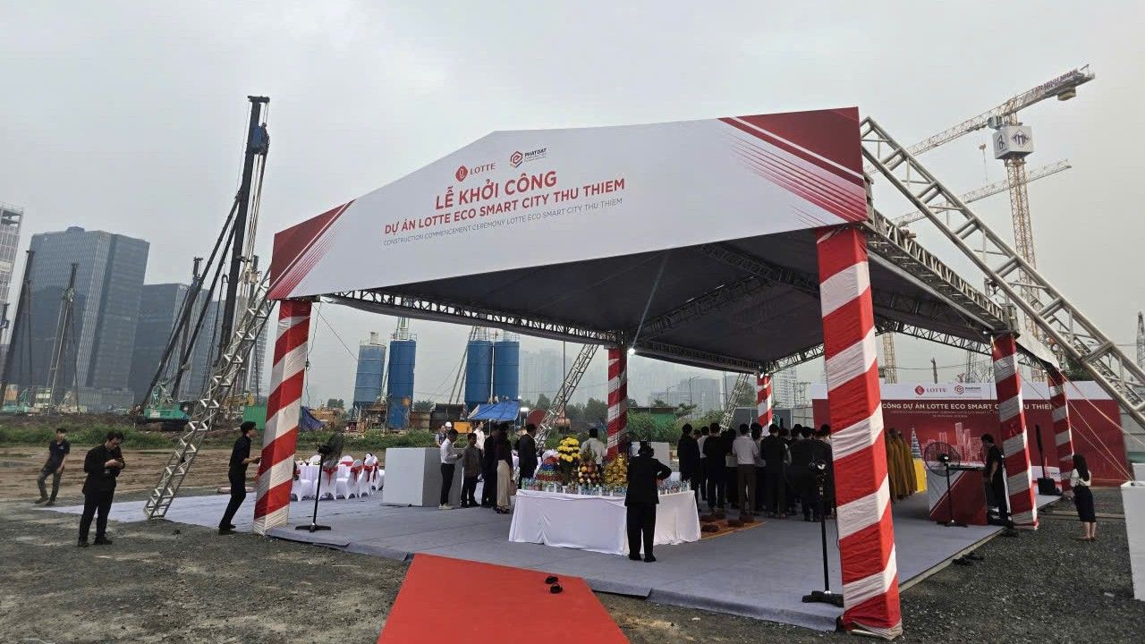 Lotte Eco Smart City Thu Thiem chính thức được khởi công