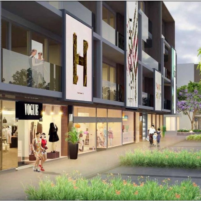 Khu phố mua sắm sầm uất