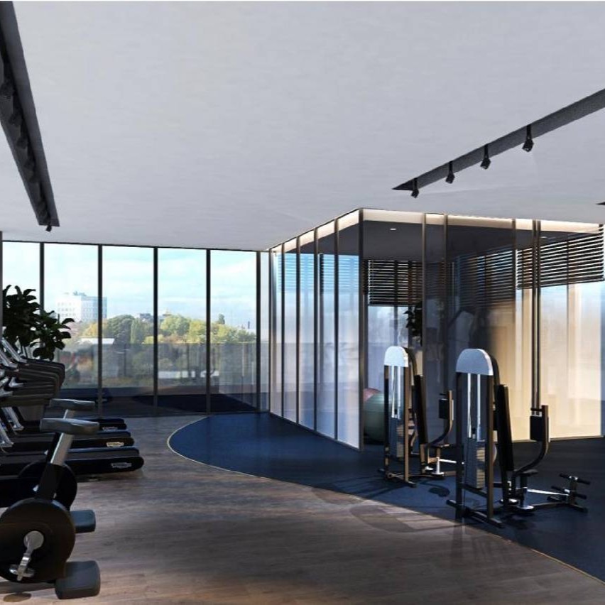 Khu tập gym rộng rãi